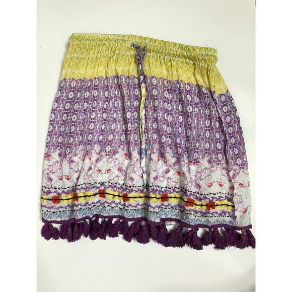 New. RAGA embroidered skirt with tassels. Small. Retails $89 - Picture 6 of 8